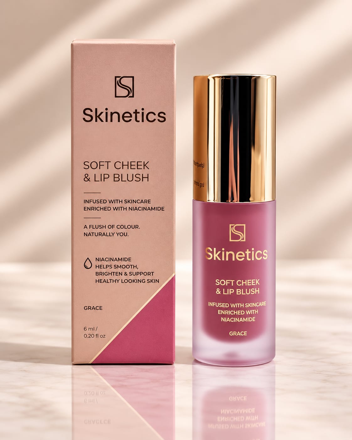 Skinetics Soft Cheek & Lip Blush — Complete 4‑Shade Bundle