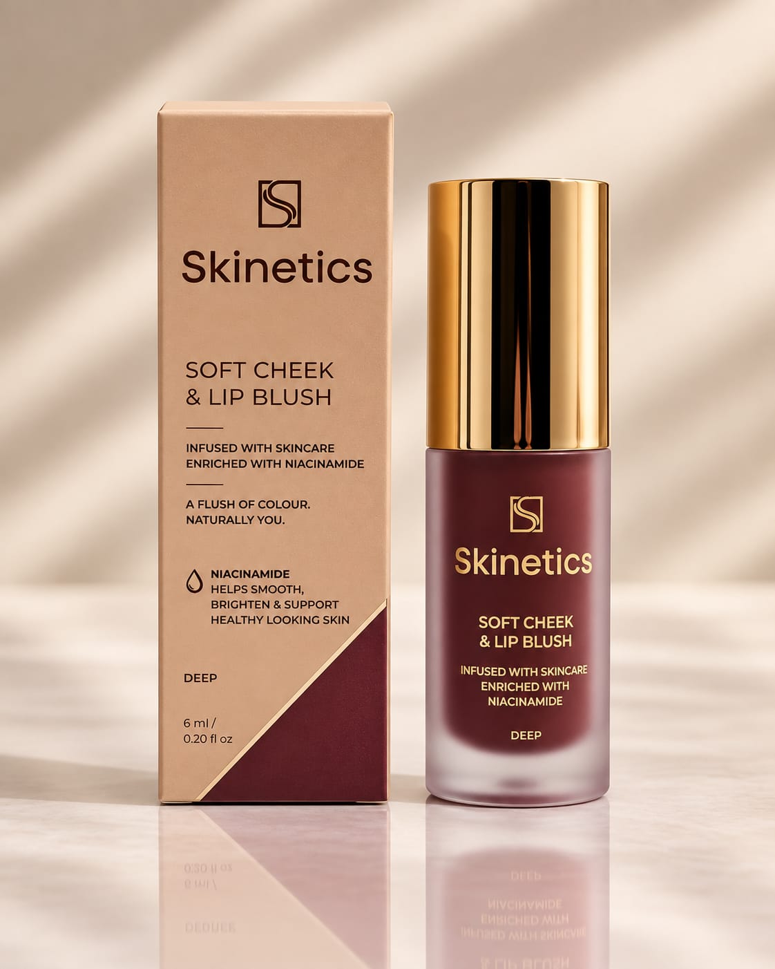 Skinetics Soft Cheek & Lip Blush — Complete 4‑Shade Bundle